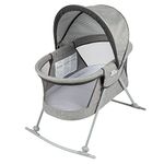 Safety 1st Nap and Go Rocking Bassinet, Grey