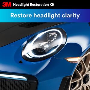 3M Headlight Restoration Kit – Lens Cleaning & Polishing System