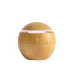 History Lifestyle Wooden Cool Mist Humidifiers Essential Oil Diffuser Aroma Air Humidifier with Colorful Lights for Car-Office-Babies, humidifiers for Home air humidifier for Room