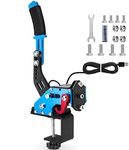 14Bit PC USB Handbrake SIM for Racing Games G25/27/29 T500 FANATECOSW Dirt Rally（Blue+Clamp）