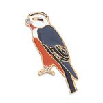 WWF India Bird Lapel Pin - Collared Falconet | Enamel on Metal | Butterfly Clasp