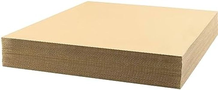 Golden State Art, 25 Pack 11x14 Corrugated Cardboard Sheets, Flat Cardboard Pads for Packing, Mailing, Moving, Shipping, Crafts (1/16" Thick)