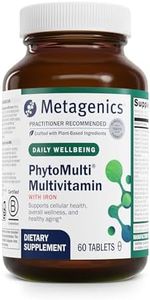 Metagenics PhytoMulti with Iron - Daily Multivitamin Supplement with Phytonutrients, Vitamins and Minerals for Multidimensional Health Support - 60 Tablets, 30 Day Supply