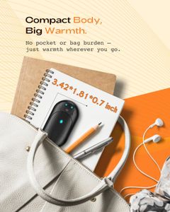 Lepwings Rechargeable Hand Warmers, 2-Pack – Portable USB Heated