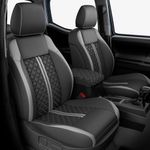 RIDEPOSH Custom Leather Seat Covers for Toyota Tacoma Double Cab 2016-2023