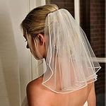 Clataly Crystal Wedding Bridal Veil