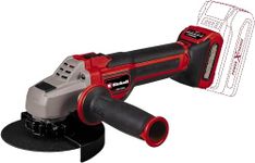 Einhell Professional cordless angle grinder TP-AG 18/125 CE Q Li Power X-Change (18 V, 900 W, Ø 125 mm, 33 mm cutting depth, brushless, continuous speed electronics, without cutting disc or battery)