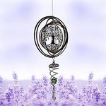 3D Metal Wind Hanging Spinner, Sun 