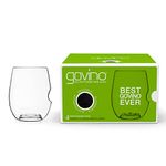 Govino 3153 Dishwasher Safe 12 oz Wine/Cocktail-4 Pack Gift Box, Clear