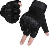 HIKEMAN Half Finger Gloves for Men 