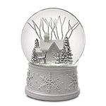 100MM White Christmas Snow Globe fr