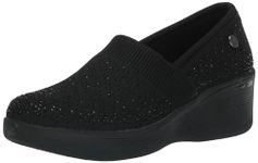 Skechers Women's Martha Stewart Pier Lite-Reflection Loafer, Black, 9