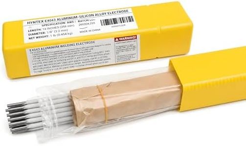 Hyntex E4043 Aluminum Welding Rods 1/8" x 14" Stick Electrodes, 1lb