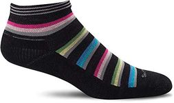 Sockwell Women's Sport Ease Bunion Relief Sock, Black - S/M