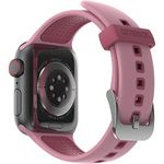 OtterBox All Day Watch Band Apple Watch Series 9/8/7/6/SE 2nd Gen/SE 1st Gen/5/4/3-42mm/44mm/45mm, Replacement Durable Soft Touch Silicone Strap Apple Watch, Mauve