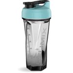 HELIMIX 2.0 Vortex Blender Shaker Bottle Holds upto 28oz | No Blending Ball or Whisk | USA Made | Portable Pre Workout Whey Protein Drink Shaker Cup | Mixes Cocktails Smoothies Shakes | Top Rack Safe