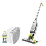 Shark VM200P12 VACMOP Vacuum Mop Bundle with 12 Disposable VACMOP Pads & 12 oz. Cleaning Solution, White