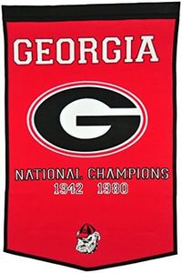 Winning Streak NCAA Georgia Bulldogs Dynasty Banner