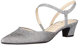 LifeStride Women's Minimalist Pump, Pewter Shimmer, 8.5