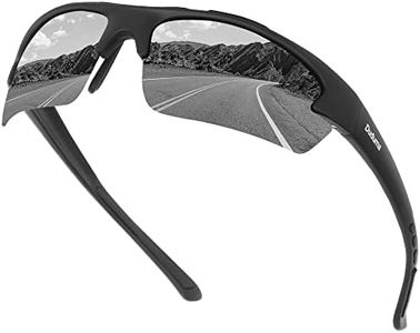Duduma Mens sunglasses Polarized Sports Sunglasses for Men Fishing Cycling Running Golf Driving Glasses Tr62 Superlight Frame