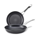 Anolon X - SearTech Nonstick Frying Pan Set, Induction Cooktop Compatible (21cm/8in & 24cm/9.5in)