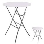 EDEBIBY 32In Folding Table, Round H