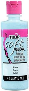 Tulip 29105 Soft Fabric Paint 4oz Glow Blue