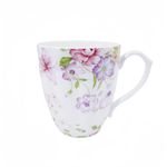 YUESITE Bone China Coffee Mugs for Women Mugs Flora Coffee Tea Cups Novetly Coffee Cups Gift for Women Mom Friends