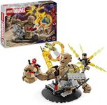 LEGO® Super Heroes Marvel Spider-Man vs. Sandman: Final Battle 76280 Minifigures, Kids’ Super Hero Role-Play Building Toy,for Action-Loving Boys and Girls