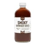 Lillie's Q - Smoky Barbeque Sauce, Gourmet BBQ Sauce, Sweet Brown Sugar BBQ Sauce, Mild Smoky Flavor, Premium Ingredients, Made with Gluten-Free Ingredients (20 oz)
