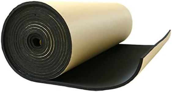 ZESLIV Materiali fonoassorbenti e insonorizzanti per Auto insonorizzazione Isolamento fonoassorbente Spugna Adesivo Stuoia Antirombo Antivibrante Schiuma Fonoassorbente Autoadesiva Tappeto Isolante