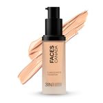 FACESCANADA Flawless Matte Cream Foundation - Rose Ivory 011, 30 ml | 3-in-1 Foundation + Moisturizer + Concealer | 12 HR Hydration + SPF 18 | Full HD Matte Coverage | Lightweight | Anti Ageing