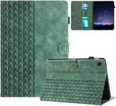 Samsung Galaxy T510 Case for Galaxy Tab A 10.1 Inch 2019 (SM-T510/T515/T517) Premium PU Leather with Magnetic Clasp and Card Holder, Shockproof Multi-Angle Adjustable Bracket Sam Tablet Case, Green