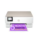 HP ENVY Inspire 7220e All-in-One Wireless Colour Printer | 5 months free Instant Ink limited time only | White | 2-sided printing | Touchscreen | Self-healing Wi-Fi