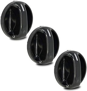 Climate Control Switch AC Knobs - 3 PC Set Replaces OEM Part# 55905-0C010, 559050C010 - Compatible with Toyota Tundra 2000, 2001, 2002, 2003, 2004, 2005, 2006 - Air Conditioner Replacement Switches