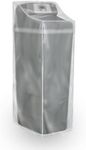 IndigoTempest9 Water Softener Cover with Split Zipper, Waterproof (19.5"W x 20.5" D x 47" H) Outdoor All-Weather Protection, Translucent Frosted PVC Soft Material