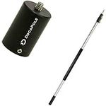 DocaPole 12 Foot Camera Pole – 5-12 ft Extension Pole + Camera Adapter for GoPro, Camera or Video Camera | Provides Up to 18 Feet of Aerial Photography and Videography Reach