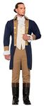 Forum Men's Colonial Officer Patriotic Costume, As Shown, STD