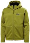 Helly Hansen Junior Unisex Jr Loen Midlayer Jacket, Olive Green, 14