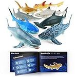 Boley Shark Toys - 8 Pack 10" Long 