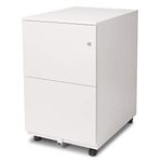 Aurora File Cabinet, Metal, White