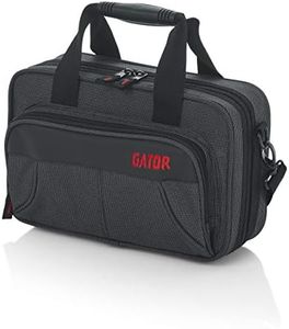 Gator Cases Lightweight Polyfoam Clarinet Case with Removable Strap and Rubber Interlocking Carry Handle; (GL-CLARINET-A)