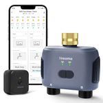 WiFi Water Timer for Garden Hose with Brass Inlet,Smart Hose Timer with WiFi Hub, APP & Voice Control,Up to 20 Watering Plans, 2-Zone Sprinkler Drip Irrigation System Controller for Watering