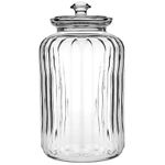 Pasabahce Viva Glass Jar with Glass Lid,2500 ml,Clear