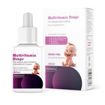 ProHealth Multivitamin Drops for Infants and Children 3 Months to 5 Years - Sugar-Free, Gluten-Free, 40ml (50 Days Supply)