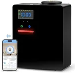 Waterless Essential Oil Diffuser 5000 Sq.Ft Coverage for Large Home, Hotel, or Office, 200ml Cold Air Scent Diffuser Machine with Bluetooth App Control, Quiet No-Heat HVAC Fragrance Diffuser