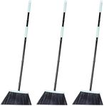 3PCS Heavy Duty Broom Outdoor with 