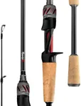 SEASIR Repeater II Fishing Rod, Ultralight Spinning Rod Casting Rod, 2 Piece, Cork Handle, 36T Carbon Fiber, Compact Fishing Pole with Fuji A O Ring Guide for Saltwater Freshwater Surf Travel