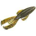 Strike King Rage Tail Bug Lure, Green Pumpkin, 4-Inch