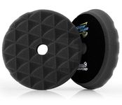 Shine Mate Polishing Foam Pads 6" - Fits to 5" Backing Plate (Black/Soft Foam)-Designed for Both Rotary & DA Polisher